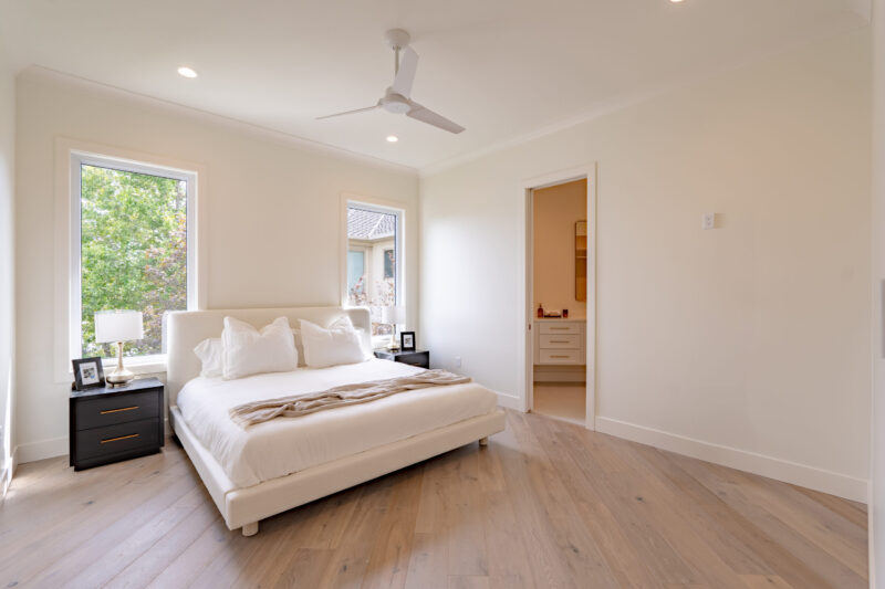 Suite number two boasts a stunning view of the lake from the main floor living.