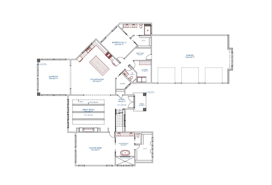 Lake Upstairs floor plan