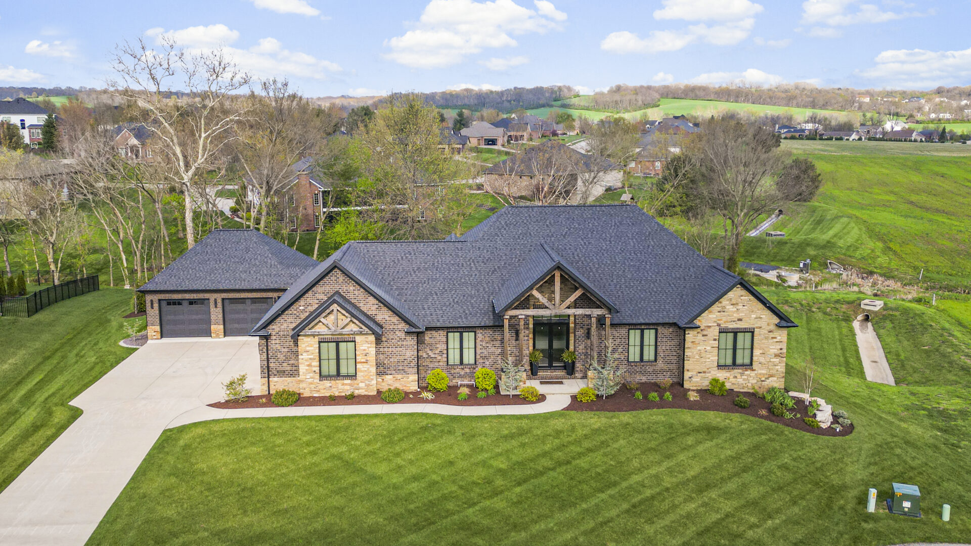 Front elevation-drone