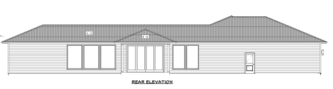 REAR elevation